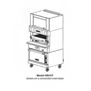 207-VIR1CFLP Deck-Broiler w/ Infrared Burners, Convection Oven, Liquid Propane