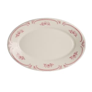 706-HL1552 11 3/4" x 8" Oval American Rose Platter - China, Rose