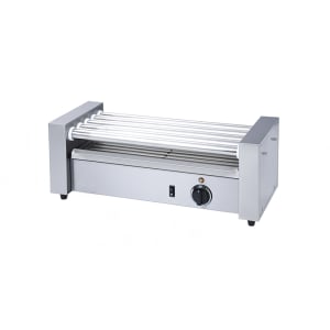 847-RG1812 12 Hot Dog Roller Grill - Flat Top, 120v