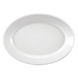 706-HL9536000 9 1/2" x 6 3/4" Oval Pristine Platter - China, White