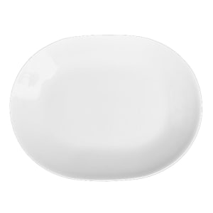 706-HL20336800 8 1/8" x 6 1/4" Oval Alexa Platter - China, White