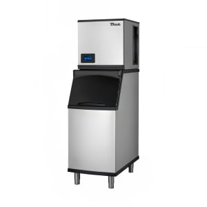 598-TCIM422TIB422 443 lb True Ice Series Half Cube Ice Machine w/ Bin - 320 lb Storage, Air Coole...