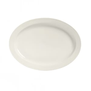 024-950038419 10-1/2" x 7-1/2" Oval Cascade Platter - Porcelain, Ivory