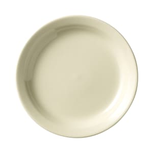 192-740901612 6 1/2" Round Porcelana Plate - Porcelain, Cream White