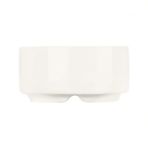 192-BW6714 2 1/2 oz Oval Monorail Bowl - Porcelain, Ultra Bright White, Chef''s Selection