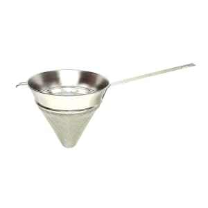 080-CCBH08 8 1/2" Round Bouillon Strainer w/ Extra Fine Mesh, Stainless Steel