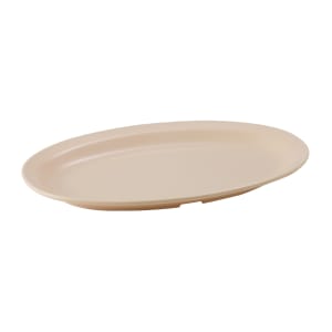 080-MMPO139 13 1/8" x 9 1/2" Oval Platter - Melamine, Tan