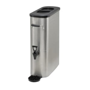 080-SSBD5 5 gal Narrow Iced Tea Coffee Dispenser w/ Handles