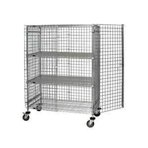 688-M184869SEC2 48" Mobile Security Cage, 18"D