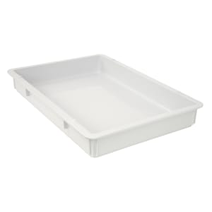 688-FSBPT26183WT Pizza Dough Box - 25 5/8" x 18" x 3" Polypropylene, White