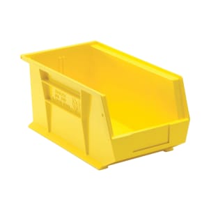 688-QUS240YL Stack & Hang Shelf Bin - 14 3/4" x 8 1/4", Yellow