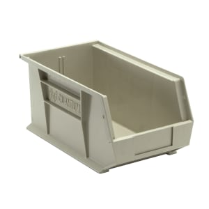 688-QUS240SN Stack & Hang Shelf Bin - 14 3/4" x 8 1/4", Stone