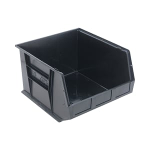 688-QUS270COBK Stack & Hang Shelf Bin - 18" x 16 1/2", Black