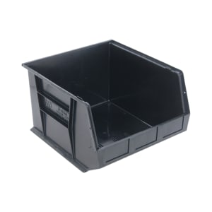 688-QUS270BR Stack & Hang Shelf Bin - 18" x 16 1/2", Black
