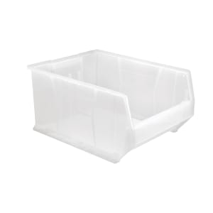 688-QUS955CL Hulk Stack Shelf Container - 23 7/8" x 18 1/4", Clear