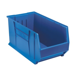 688-QUS976BL Hulk Stack Shelf Container - 29 7/8" x 16 1/2", Blue