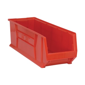 688-QUS973RD Hulk Stack Shelf Container - 29 7/8" x 11", Red