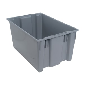 688-SNT300GY Stack & Nest Shelf Tote - 29 1/2" x 19 1/2", Gray