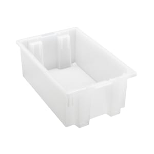 688-SNT180CL Stack & Nest Shelf Tote - 18" x 11", Clear