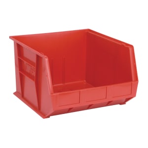 688-QUS270RD Stack & Hang Shelf Bin - 18" x 16 1/2", Red