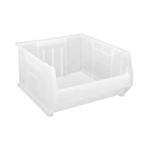 688-QUS957CL Hulk Stack Shelf Container - 23 7/8" x 22 1/2", Clear