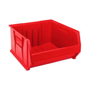 688-QUS957RD Hulk Stack Shelf Container - 23 7/8" x 22 1/2", Red