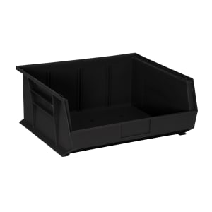 688-QUS250COBK Stack & Hang Shelf Bin - 14 3/4" x 16 1/2", Black