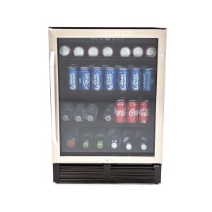 161-BCA516SS 5 cu ft Beverage Center w/ Glass - Stainless Steel, 120v