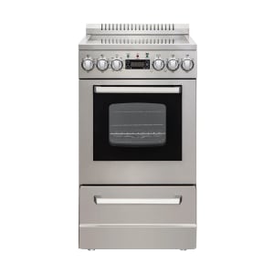 161-DER20P3S 19 1/2" ELITE Electric Stove w/ (4) Burners - Stainless Steel, 220v