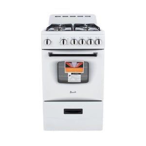 161-GR2011CW 19 3/4" Compact Gas Stove w/ (4) Burners - White, Convertible