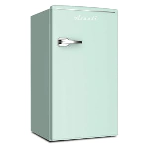 161-RMRS31X7GIS 3.1 cu ft Retro Series Compact Home Refrigerator w/ Solid Door - Seafoam Green, 120v