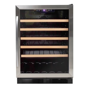161-WCB52T3S 23 1/2" One Section Wine Cooler w/ (1) Zone - 51 Bottle Capacity, 120v