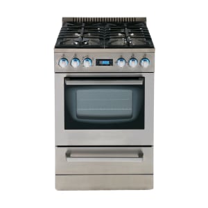 161-DGR24P3S 23 1/2" ELITE Gas Stove w/ (4) Burners - Stainless Steel, Convertible
