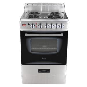 161-ERU240P3S 23 1/2" Electric Stove w/ (4) Burners - Stainless Steel, 220v