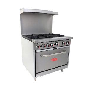 731-GR636NG 36" 6 Burner Gas Range w/ Standard Oven, Natural Gas