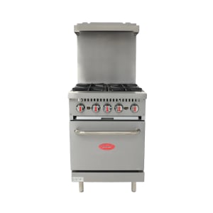 731-GR424LP 24" 4 Burner Gas Range w/ Standard Oven, Liquid Propane