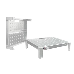 098-53601 Ergo Single Step Platform - Aluminum