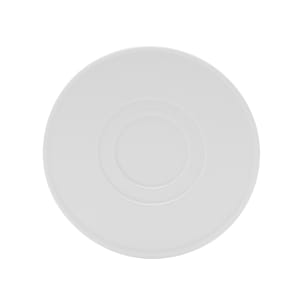 106-5302778 6 7/10" Round Galleria Saucer - Porcelain, White