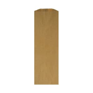 627-460613 Quart Size Liquor Bag - 16" x 4 1/4", Kraft Paper