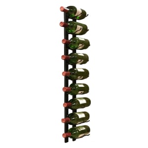 712-EPWIRE1B 35 3/4"H Epicureanist Commercial Wine Rack w/ (9) Bottle Capacity, Black