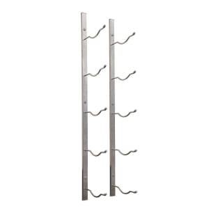 712-EPWIRE1MS 35 3/4"H Epicureanist Commercial Wine Rack w/ (5) Bottle Capacity, Stainless Steel