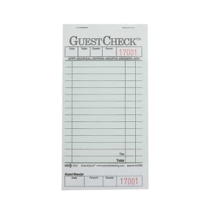 790-441650 Guest Check - (1) Part Booked, (15) Lines