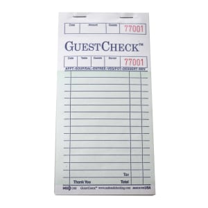 790-466478 Guest Check - (1) Part Booked, (17) Lines
