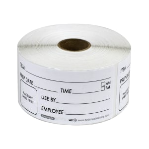 790-466925 Rectangular Write On Food Storage Label - 2" x 4", White