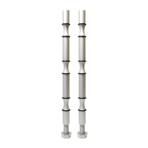 712-EPPEG3S 11 1/2" Epicureanist Wine Pegs w/ (3) Bottle Capacity, Matte Metal