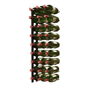 712-EPWIRE3B 35 3/4"H Epicureanist Commercial Wine Rack w/ (27) Bottle Capacity, Black