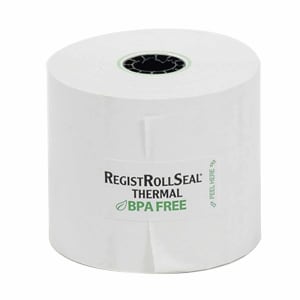 790-618372 Thermal Register Roll - 2 1/4" x 40', White