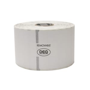 790-625385 Square Datecode Genie® Food Storage Label - 2" x 2", White