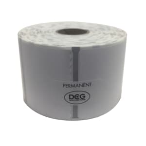 790-625390 Rectangular Datecode Genie® Permanent Food Storage Label - 2" x 3", White