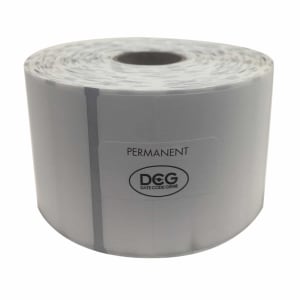 790-625392 Rectangular Datecode Genie® Permanent Food Storage Label - 2" x 6", White